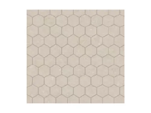 SHOWER PAN, Vetta Capri Oat Hexagon, 12in. x 12in., SKU 101487957