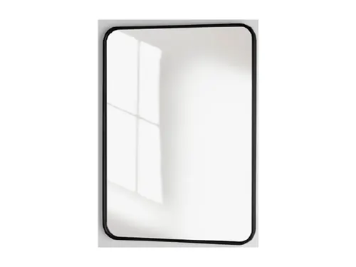 MIRROR, Sabine Metal Rounded Mirrors 24” W X 32” T, Matte Black, Wayfair SKU: W004231213