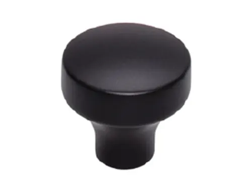 CABINET HARDWARE, Top Knobs Kinney 1-1/4” Knob, Matte Black, BCI3360150