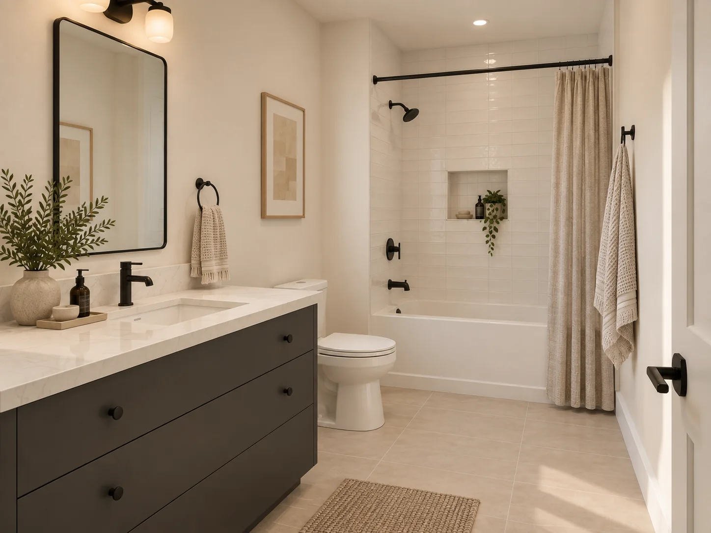 Basement Bath at 4515 Stuart Street