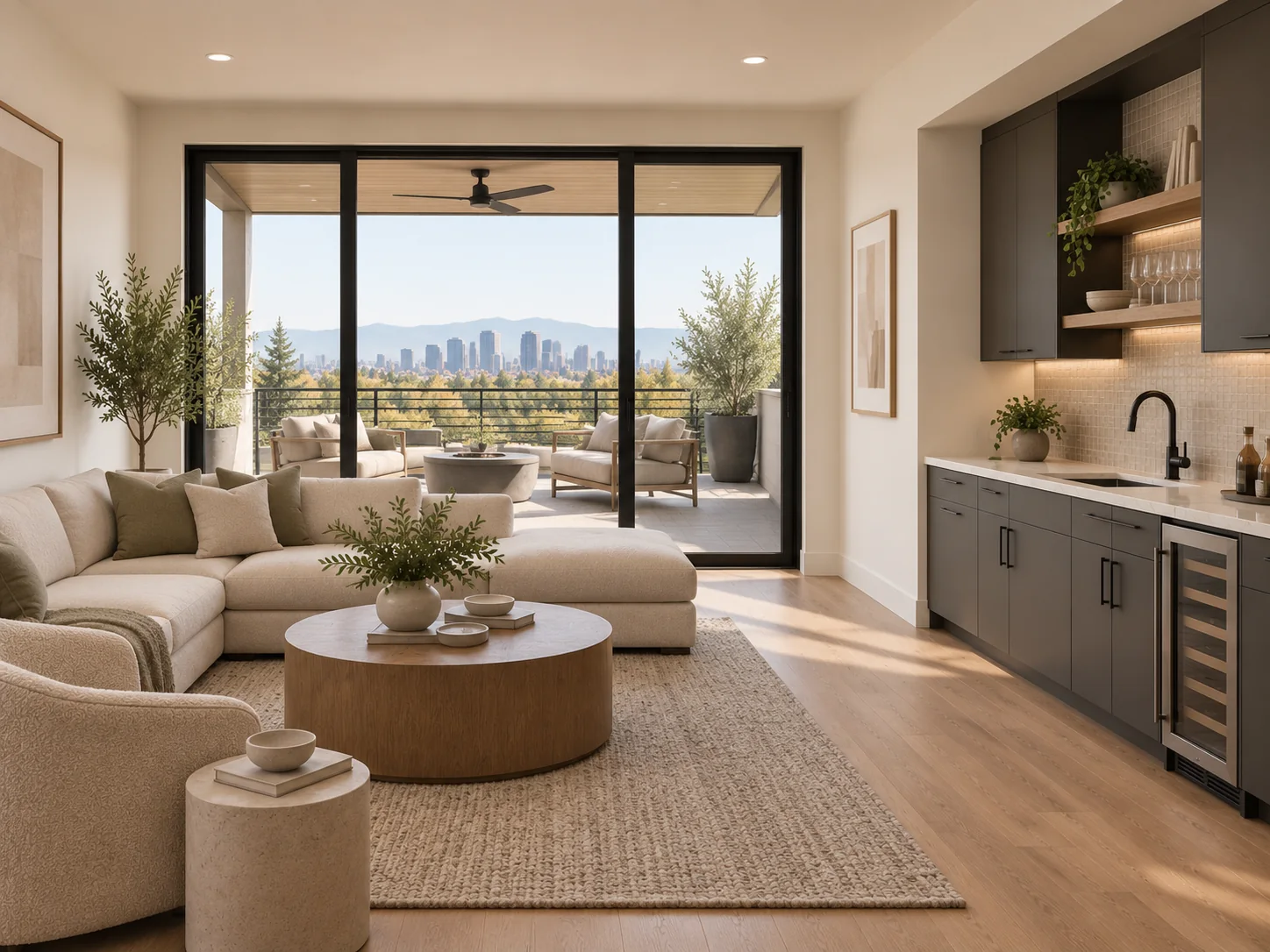 Lounge & Wet Bar at 4515 Stuart Street