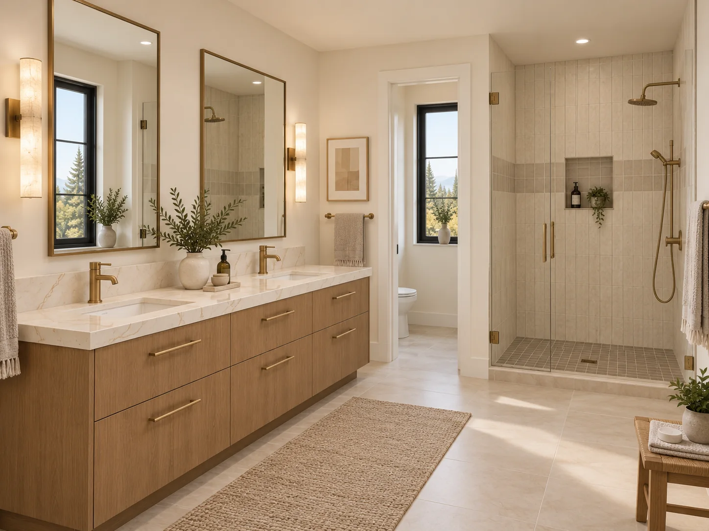 Primary Bath at 4515 Stuart Street