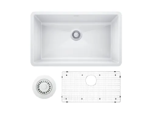 SINK, Blanco Diamond 32” Wide Undermount, White, BCI4228481