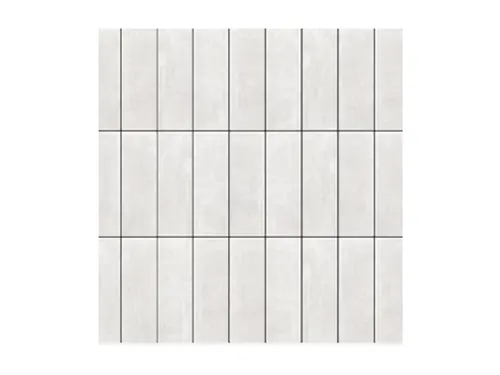 SHOWER WALLS, Vista Lux Sand, install 48” from floor then squares for 1 row then from squares to ceiling, V stack pattern, 4in. x 12in., SKU 101449049