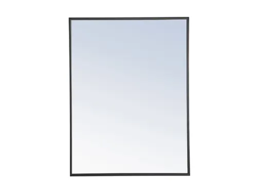 MIRROR, Sabine Metal Mirror 24”W X 32”T, Matte Black, Wayfair SKU: JSMN1335
