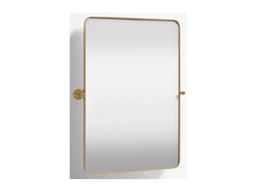 MIRROR, Evvie Metal Mirror 24”W X 36”T, Brass, Wayfair SKU: FV95484
