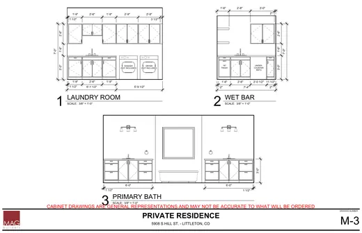 ELEVATIONS, Laundry Room, Wet Bar, Primary Bath