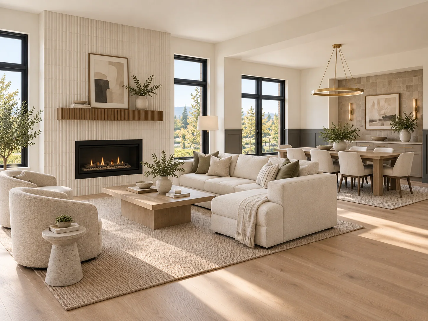 Living & Dining at 5908 S Hill Street