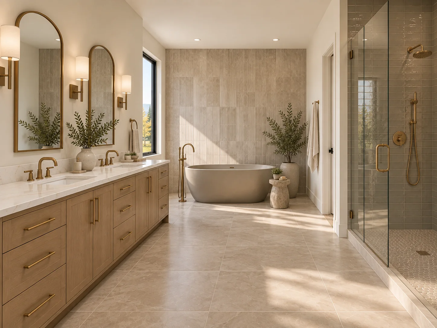 Primary Bath at 5908 S Hill Street