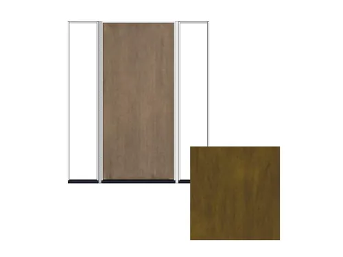 FRONT DOOR, Slab Door Stain, Ficus SW 3520