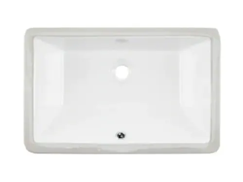ALL BATHS VANITY SINKS, Rectangle Undermount Sink in White, qty 5, Included in Countertop Budget