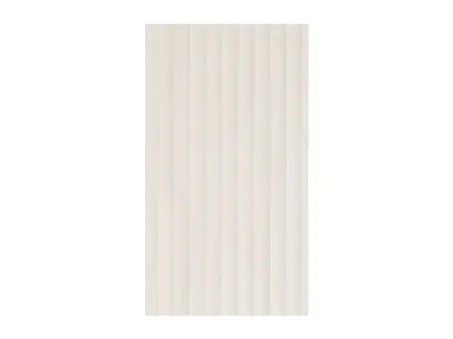 FIREPLACE WALLS, Crema Fluted Matte, H stack pattern, 16in. x 48in., SKU 101457547