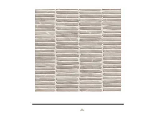 BACKSPLASH, Nodes Greige, H stack pattern, 16in. x 48in., SKU 100010188