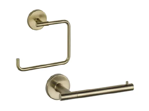 BATH HARDWARE, Delta Trinsic, towel bar, toilet paper holder, Champagne Bronze, BCI2060395, BCI2060385