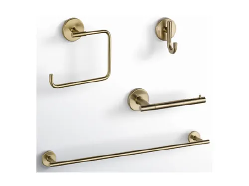 HARDWARE, Delta Trinsic, towel ring x2, robe hook x2, towel bar x2, toilet paper holder, Champagne Bronze, BCI2060395 BCI2060385 BCI2060382 BCI2060392