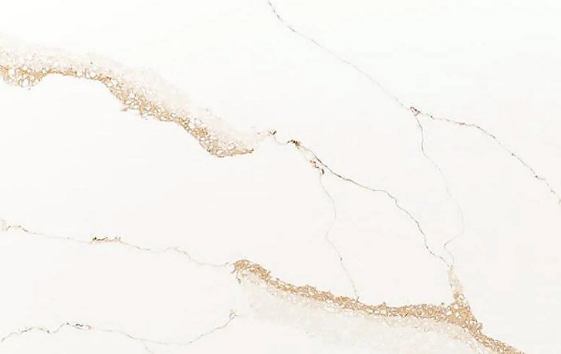 COUNTERTOP, Instone Quartz “Strasborg Gold,” no backsplash