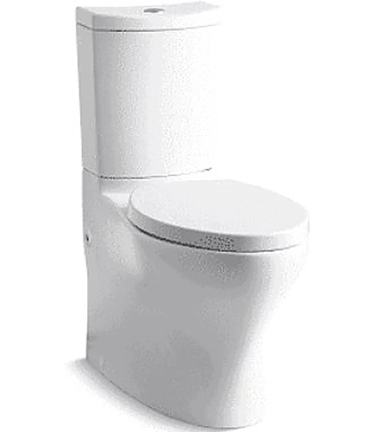 BATH TOILETS, Toilet in white, trip levers to match plumbing