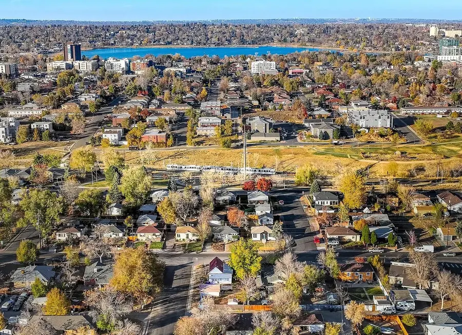 Sloan's Lake and the surrounding northwest Denver neighborhood