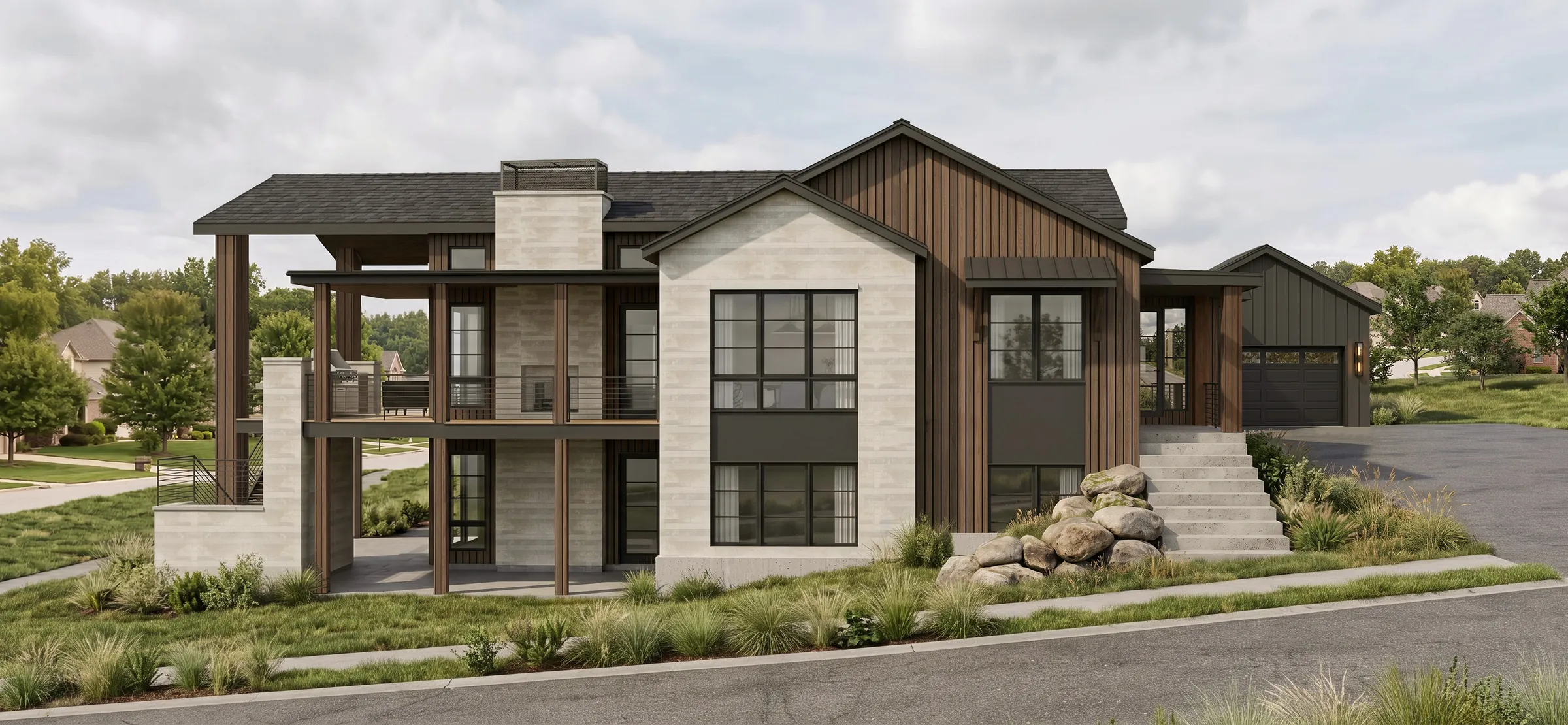 Lot 22, left side rendering