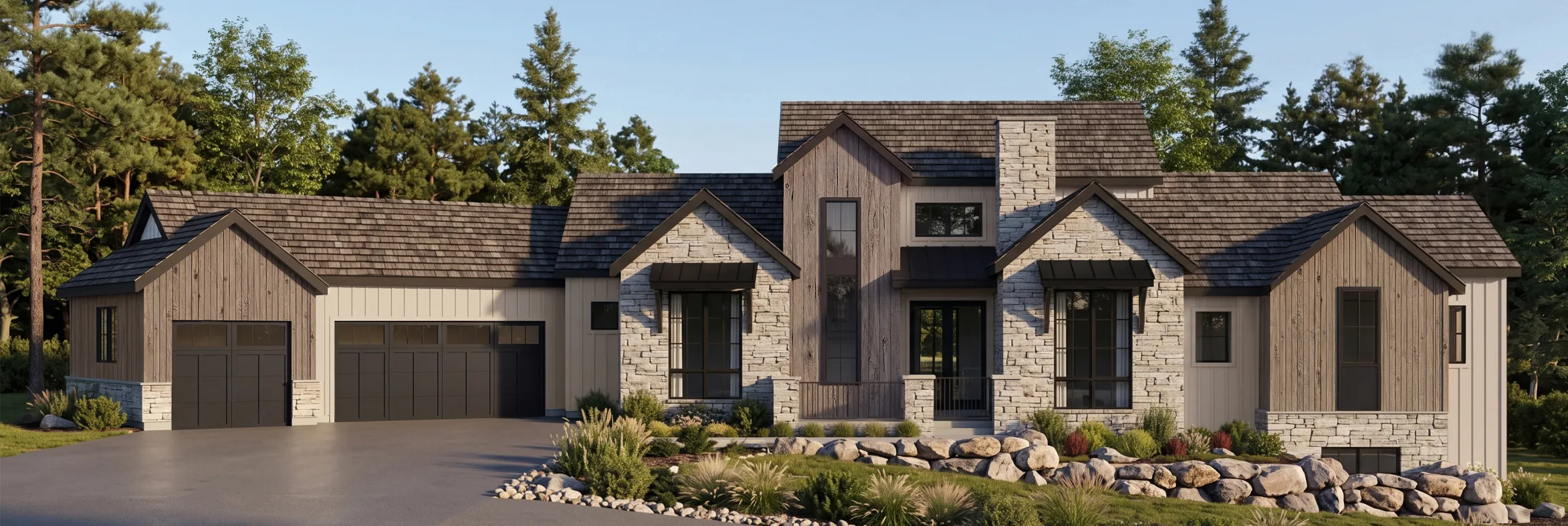 Rendering of the Lot 25 home at Renegade